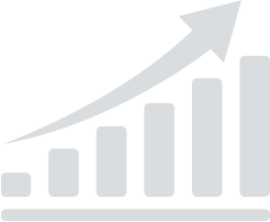 Pictogramme d'un graphique représentant la croissance